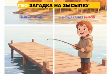 Географическая загадка: какой полуостров можно буквально поймать на удочку?